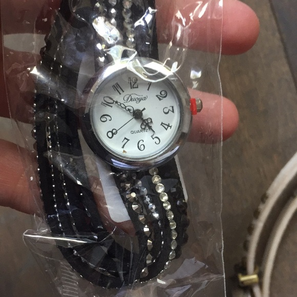 Skinny watch lot wrap watch red white black - Picture 4 of 7